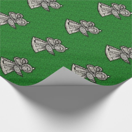 Vintage Ornamente Geschenkpapier (Ecke)