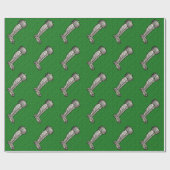 Vintage Ornamente Geschenkpapier (Flach)