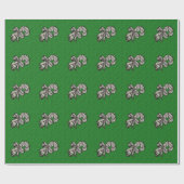 Vintage Ornamente Geschenkpapier (Flach)