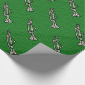 Vintage Ornamente Geschenkpapier (Ecke)