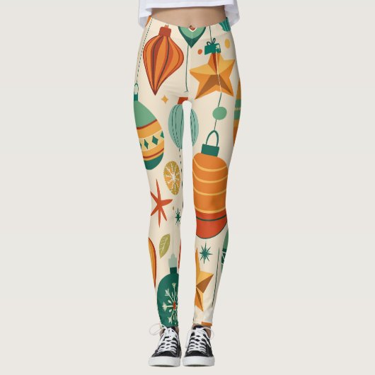 Vintage Ornamente Leggings (Vorderseite)