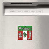 Vintage Ornamente Magnet (In Situ (Geschirrspüler))