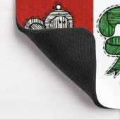 Vintage Ornamente Mousepad (Ecke)