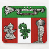 Vintage Ornamente Mousepad (Vorne)