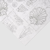 Vintage Ornamente Seidenpapier (Ausschnitt)