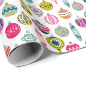 Vintage Ornamente Weihnachten Geschenkpapier (Rolleneckpunkt)