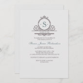 Vintage Ornamentik 6 Einladung (Vorne/Hinten)