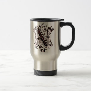 Vintage Ornamentik "N" - Tasse