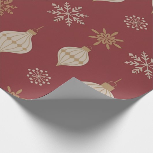 Vintage Ornaments Geschenkpapier (Ecke)