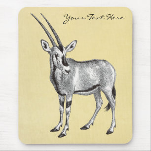 Vintage Oryx-Mauspad Mousepad
