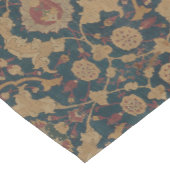 Vintage Ostasian Red Pattern Kurzer Tischläufer (Ecke)