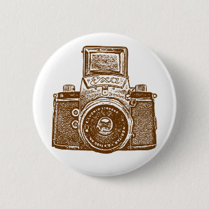 Vintage ostdeutsche Kamera - braun Button