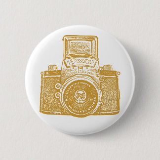 Vintage ostdeutsche Kamera - Caramel Brown Button