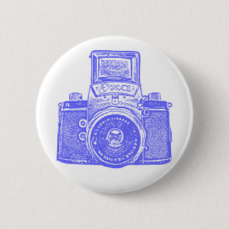 Vintage ostdeutsche Kamera - Electric Blue Button