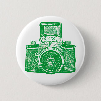 Vintage ostdeutsche Kamera - grün Button