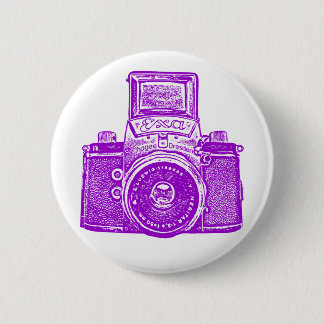 Vintage ostdeutsche Kamera - Lila Button