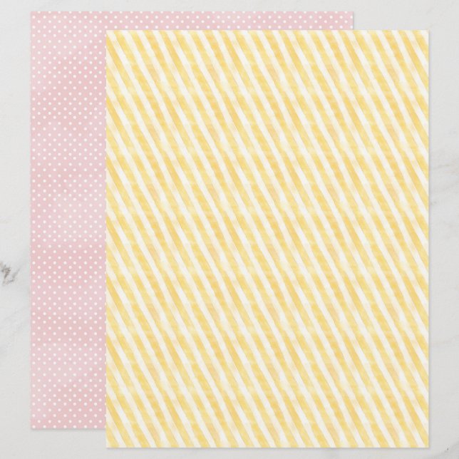Vintage Oster Hintergrund Scrapbook Papier (Vorne/Hinten)