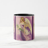 Vintage Osterangel-Tasse Tasse (Zentrum)
