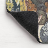 Vintage Osterbaumfamilie Mousepad (Ecke)