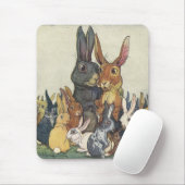 Vintage Osterbaumfamilie Mousepad (Mit Mouse)