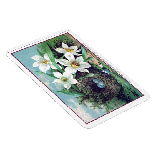 Vintage OsterBlume Magnet (Rechte Seite)