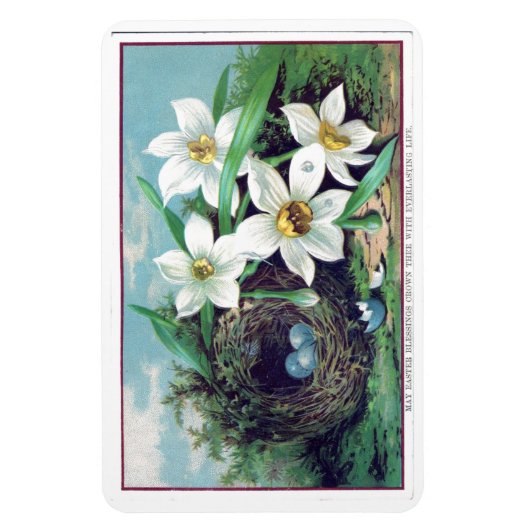 Vintage OsterBlume Magnet (Vertikal)