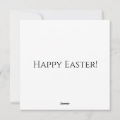 Vintage Osterbrunnen (1906), Feiertagskarte (Rückseite)