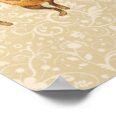 Vintage Osterbrunnes tanzen mit Ei Kostümen Poster (Ecke)