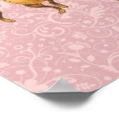 Vintage Osterbrunnes tanzen mit Ei Kostümen Poster (Ecke)