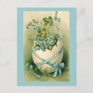 Vintage Osterdesigns Feiertagspostkarte