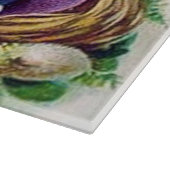 Vintage Ostereier-Blume Schneidebrett (Ecke)