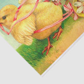 Vintage Ostereier Kichtentransporte Blume Seidenpapier (Ausschnitt)