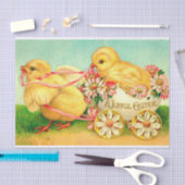 Vintage Ostereier Kichtentransporte Blume Seidenpapier (Handwerk)