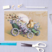 Vintage Ostereier Kick Blume Seidenpapier (Handwerk)