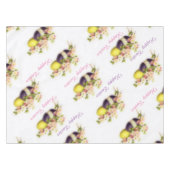 Vintage Ostereier Tischdecke (Vorderseite (Horizontal))