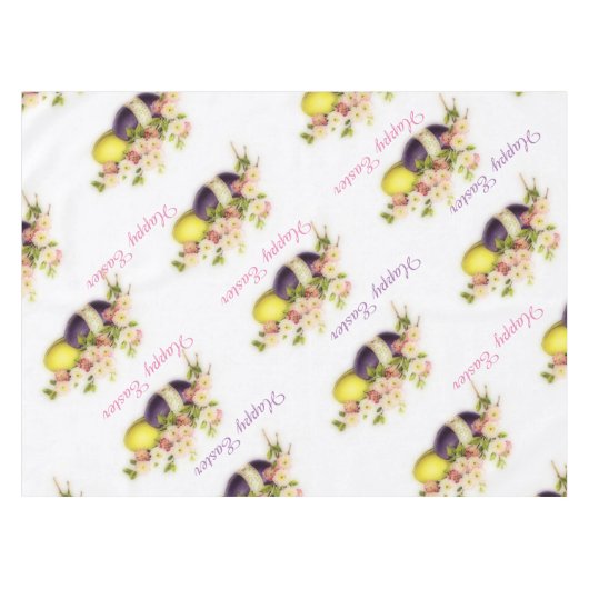 Vintage Ostereier Tischdecke (Vorderseite (Horizontal))