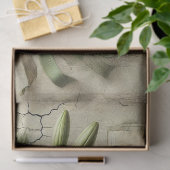 Vintage Ostereier und Lilieneier, Blume Seidenpapier (Geschenk)