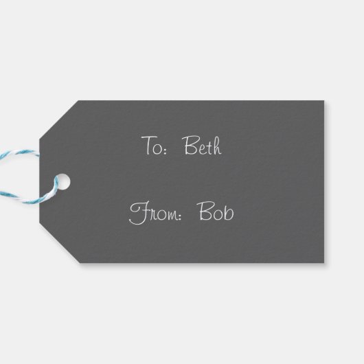 Vintage Ostereierdame Geschenkanhänger (Rückseite Horizontal)