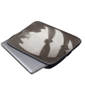 Vintage Ostereierdame Laptopschutzhülle (Vorne Knopf)