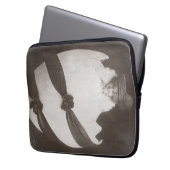 Vintage Ostereierdame Laptopschutzhülle (Vorderseite Links)