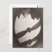 Vintage Ostereierdame Postkarte (Vorne/Hinten)