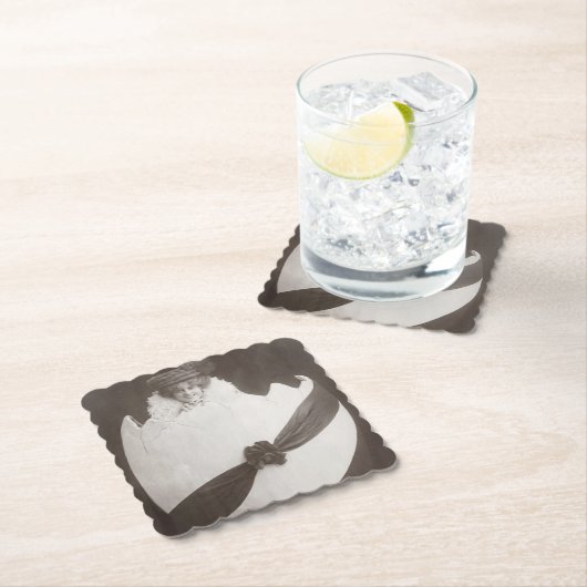 Vintage Ostereierdame Untersetzer (Vor Ort)