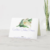 Vintage Ostereierkrankkarte Feiertagskarte (Rückseite)