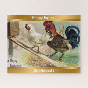 Vintage Osterfeier Puzzle