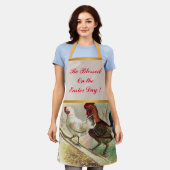 Vintage Osterfeier Schürze (Getragen)