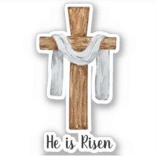 Vintage Osterfeiertage mit Wasserfarbe Aufkleber