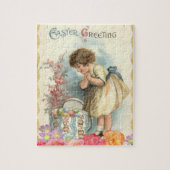 Vintage Osterfrühlingeier Puzzle (Vertikal)
