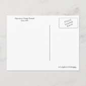 Vintage Ostergrüße Feiertagspostkarte (Rückseite)