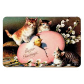Vintage Ostergrüße Magnet (Horizontal)