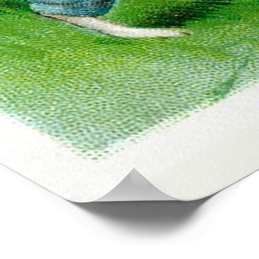 Vintage Ostergrüße Poster (Ecke)